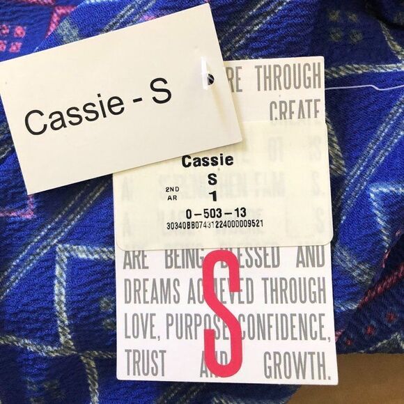 LulaRoe "Cassie"  Skirt NWT Size S - Picture 3 of 5